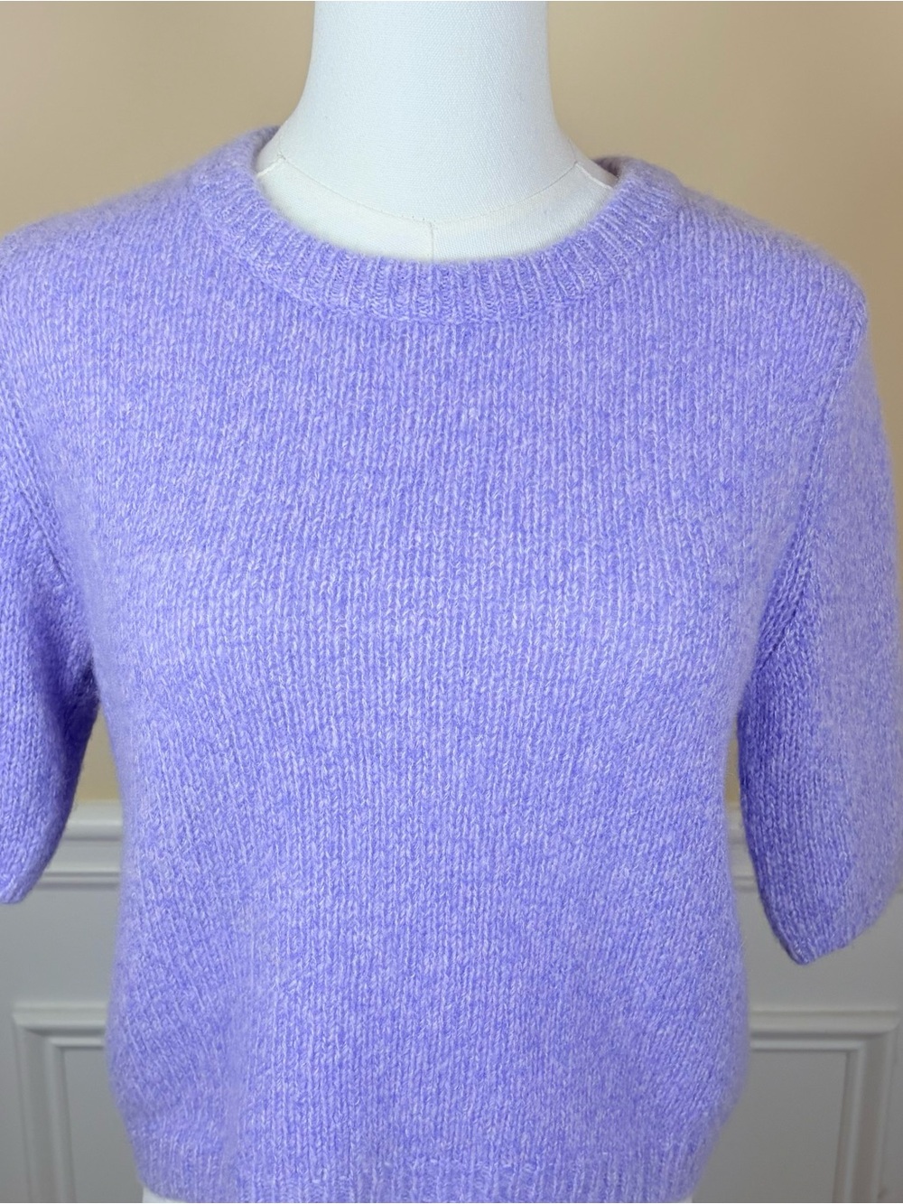 W.CASHMERE 75% Cashmere 25% Silk Lilac Sweater XS 💜
